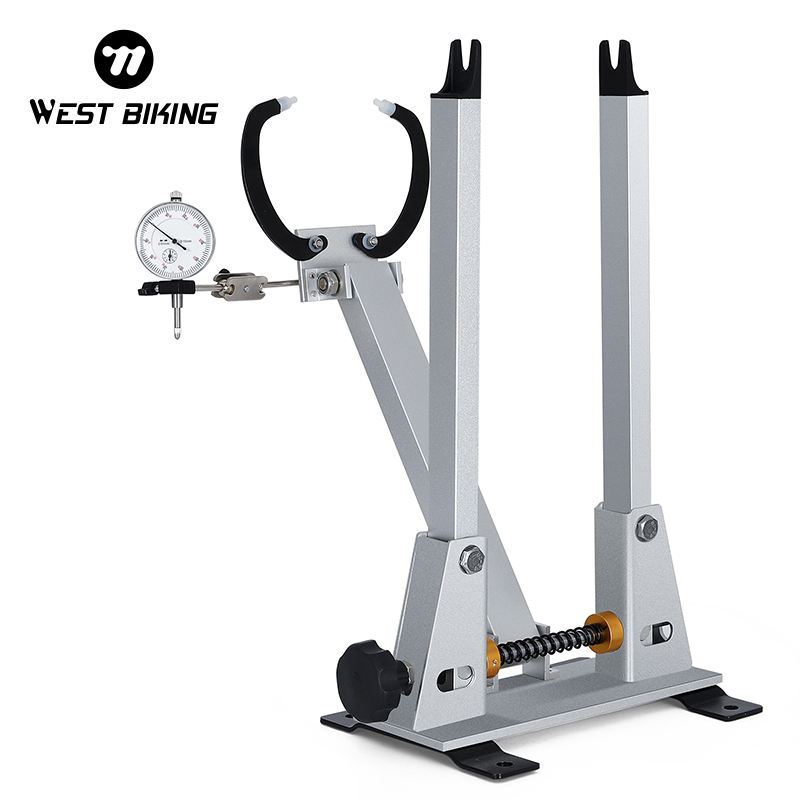 WEST BIKING プロホイールツルーイングスタンド ダイヤルインジケーターゲージ調整リム付き MTB ロードバイクホイールセット BMX 自転車修理ツール