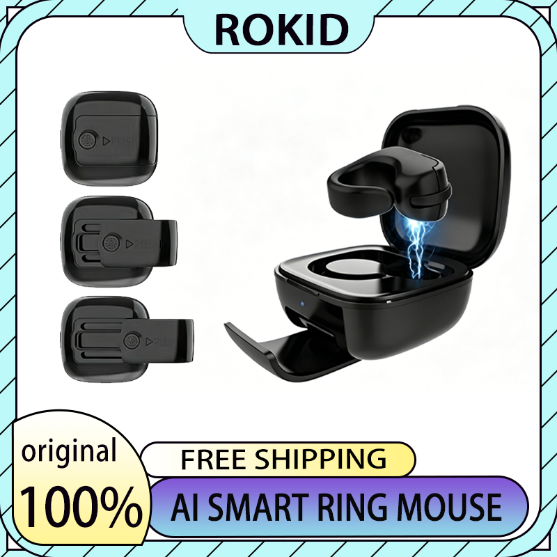 Rokid メガネワイヤレス Bluetooth リングマウスポータブル AI スマートリングコントローラハンドヘルドリモートテレプロンプター AR スマートグラス用