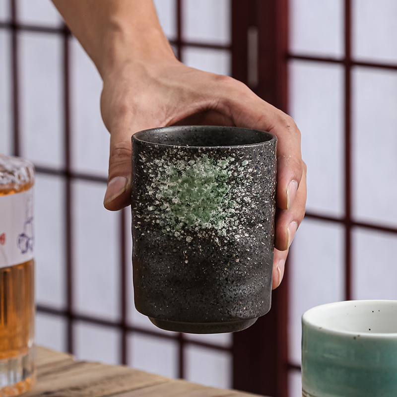 1PC 和風カップ粘土コーヒーカップ商業ホームステイ日本レストラン陶器セット家庭用品