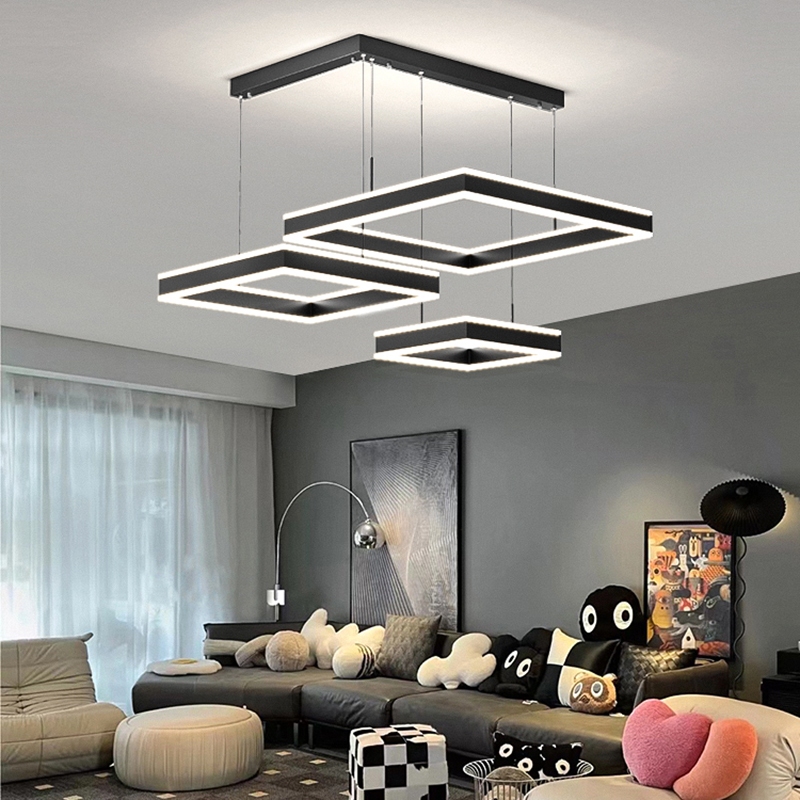 現代の家の装飾 LED ライトペンダントライトランプリビングルーム用ダイニングルーム用シャンデリア吊り下げライト屋内照明