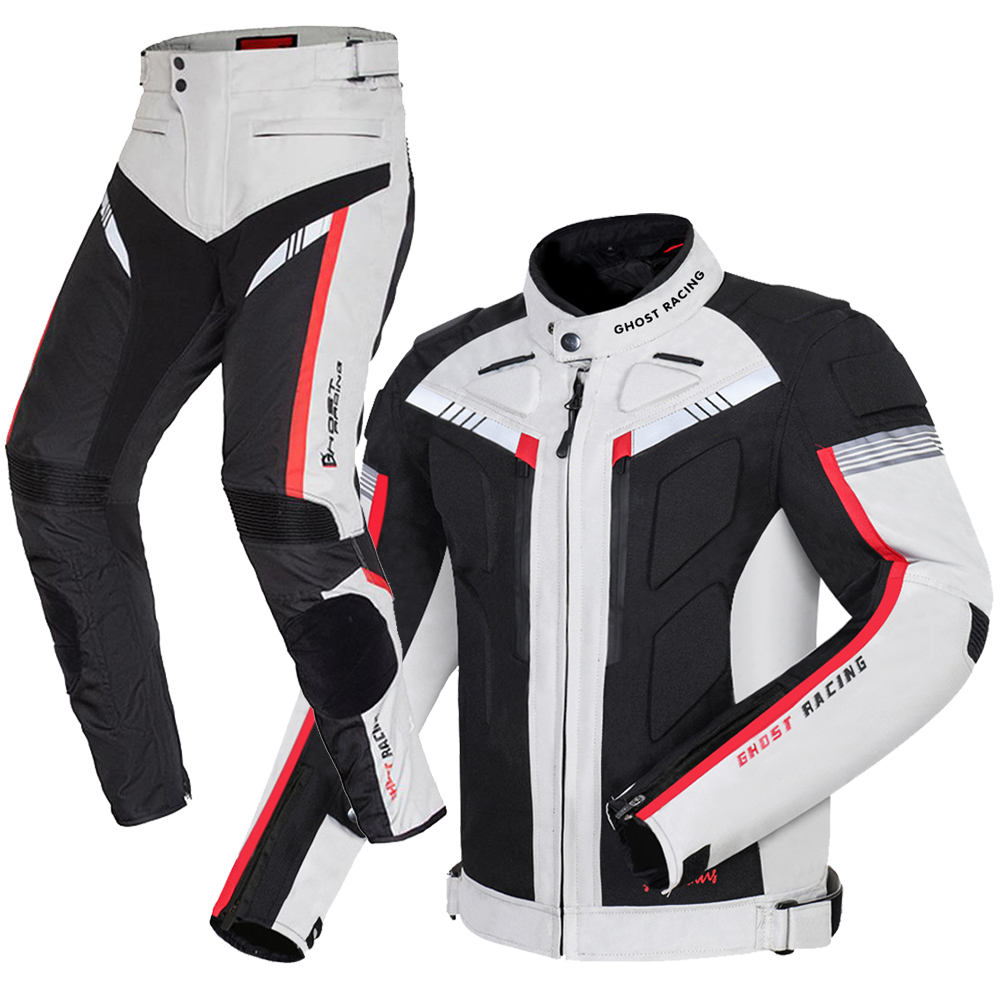 防水オートバイジャケットパンツスーツ防寒バイクジャケット男性モトクロス乗馬服 CE 防護服サイズ M-5XL