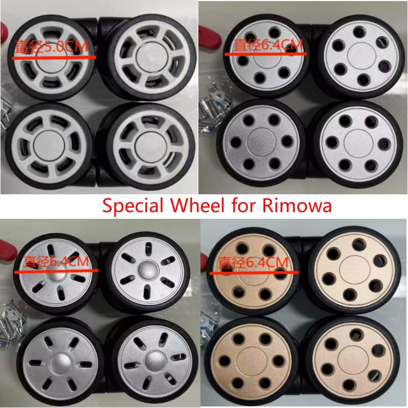 リモワ用荷物ホイール スーツケース修理交換用耐荷重ホイール 特別なトロリーケース サイレントキャスター 荷物アクセサリー