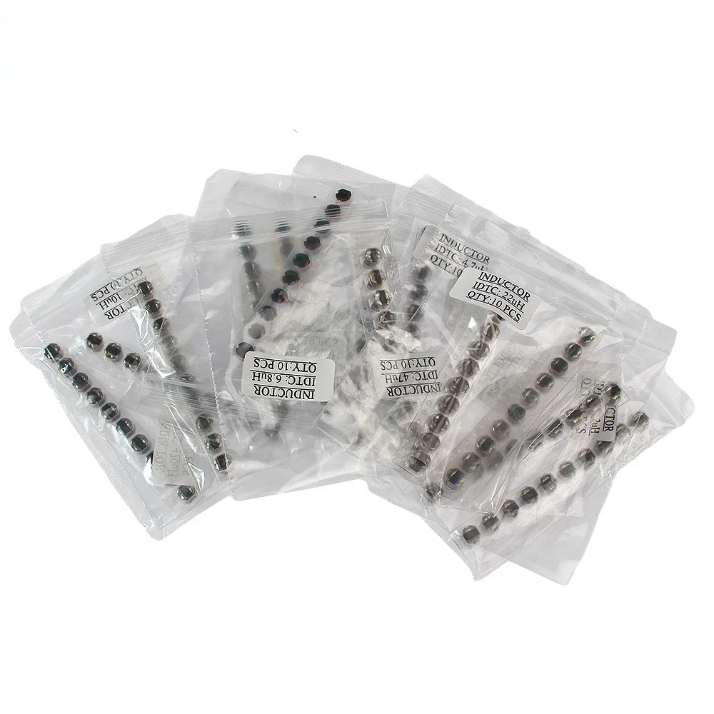 130 ピース/箱 SMD CD54 パワーインダクタキット 2.2μH に 680μH 詰め合わせ 13 値 PCB 修理 DC-DC コンバータ