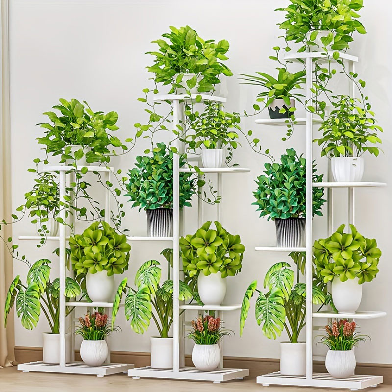 植物棚鉄鉢植え花植物スタンドラック複数植木鉢ホルダー棚屋内屋外プランターディスプレイオーガナイザー