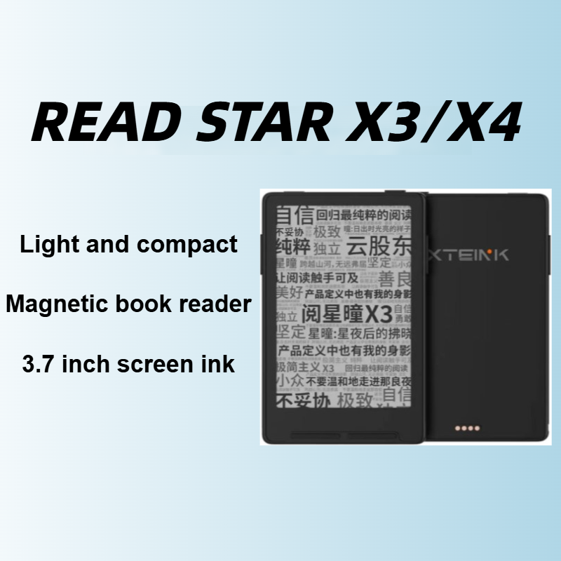 新しい XTEINK X3/X4 電子ブックリーダー 3.7/4.3 インチインクスクリーン磁気軽量で薄型電子ペーパーインク電子ブック 16 ギガバイト