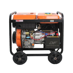 屋外・産業用 ポータブル AC単相 50/60Hz オープンタイプ 3kW、5kW、6.5kW、8kW、10kW 3000rpm ディーゼル発電機セット