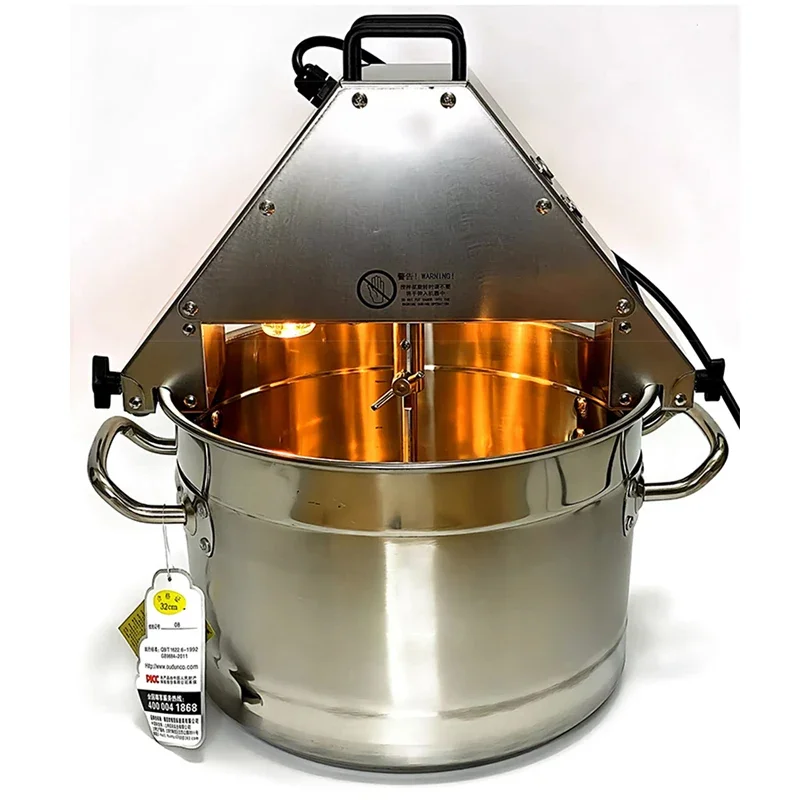 食品スターラーポット 10L 炒め機食品ジャムソースミキシング中華鍋 220V 自動炒め機