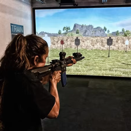 60fps Sensor High Persicion Virtual Shooting Simulator AR Interactive  Wall Projection Games with 6 Themes by Toy Gun