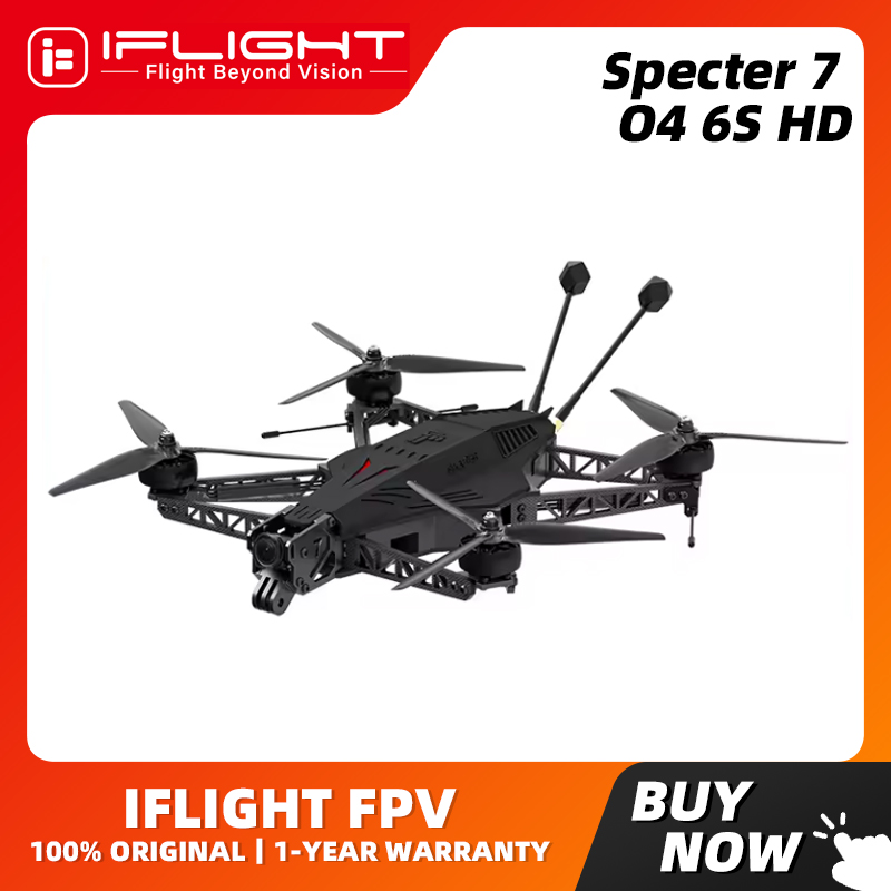 IFLIGHT Spectre 7 O4 HD 6S FPV ドローン BNF FPV パーツ用 O4 エアユニット Pro 付き