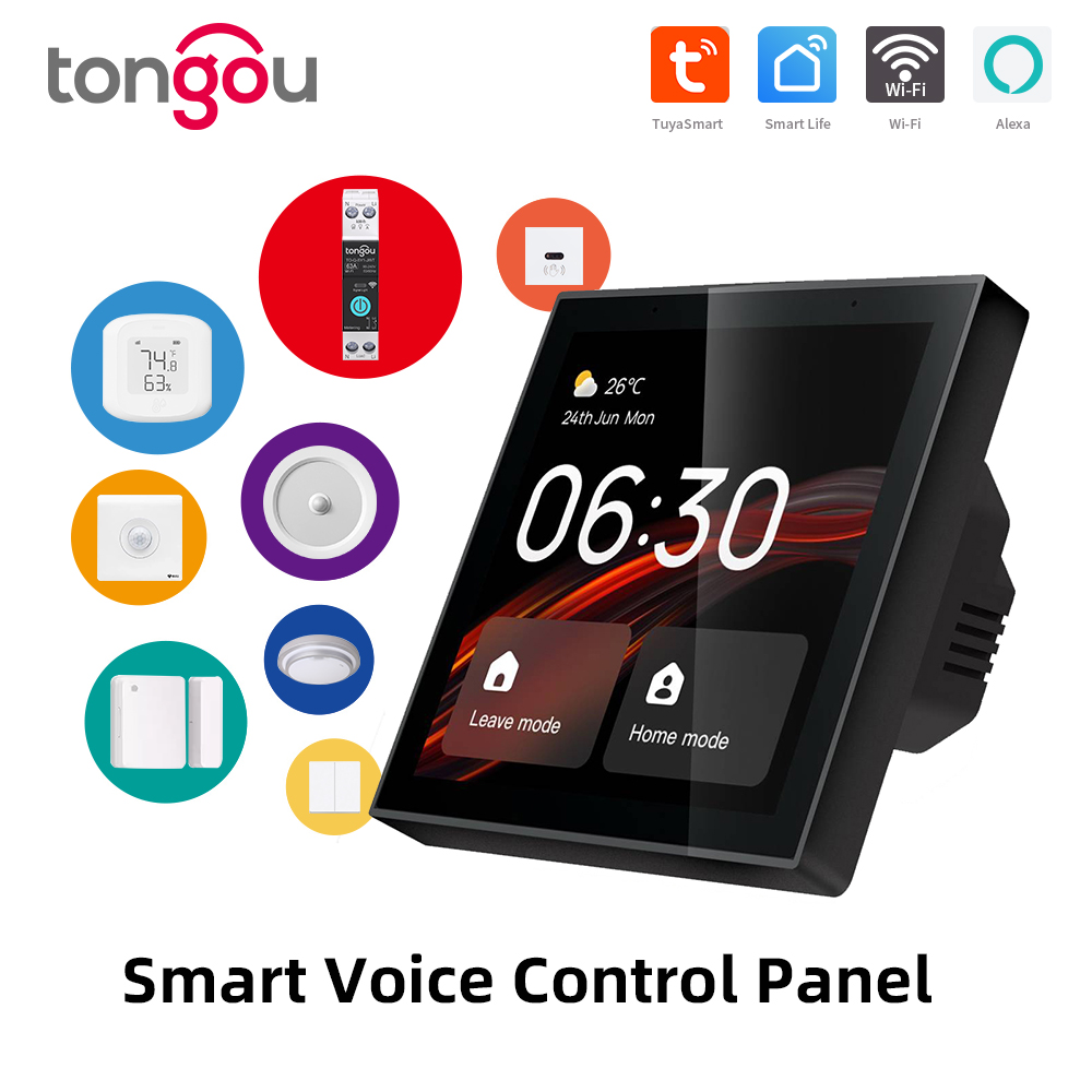 TONGOU Wifi タッチセンターコントロールパネル、Tuya スクリーン、Alexa 音声コントロール内蔵