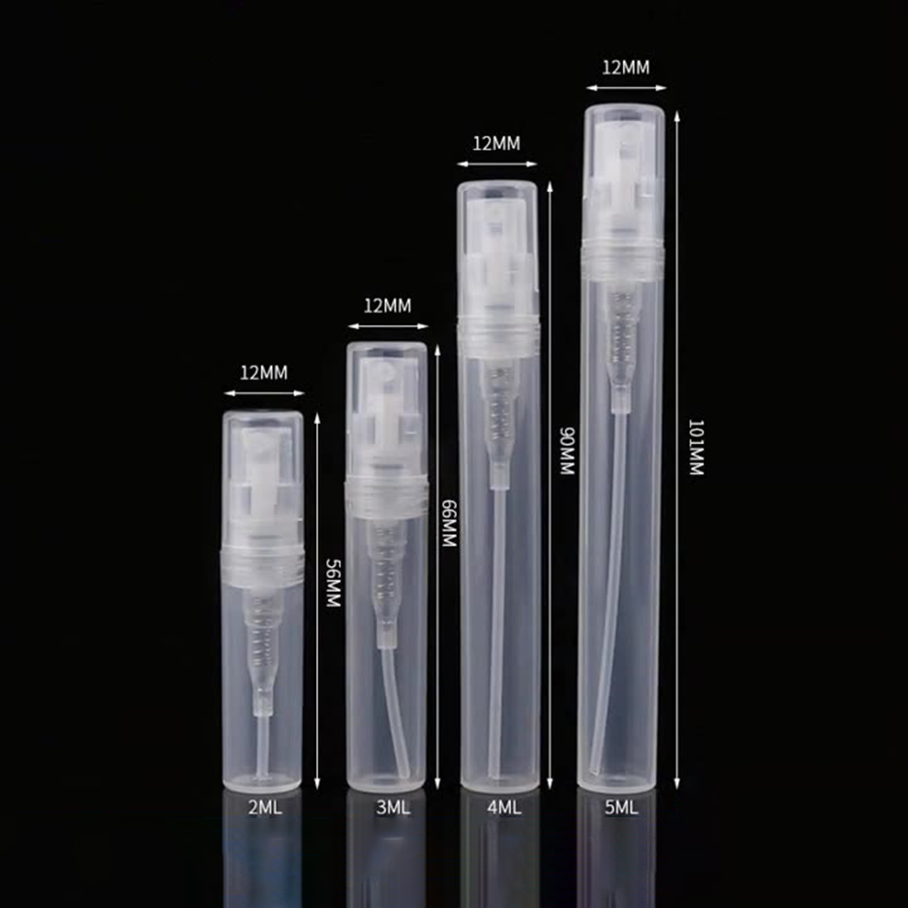 卸売 2 3 4 5 ミリリットル透明なプラスチック香水ペンアトマイザークラスプミニプラスチックスプレー香水ボトル詰め替えオイルボトルアトマイザー