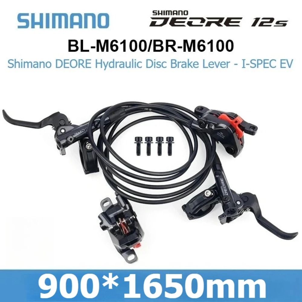 SHIMANO DEORE M6100 油圧ディスク ブレーキ セット - コンプリート MTB 油圧ディスク ブレーキ キャリパー