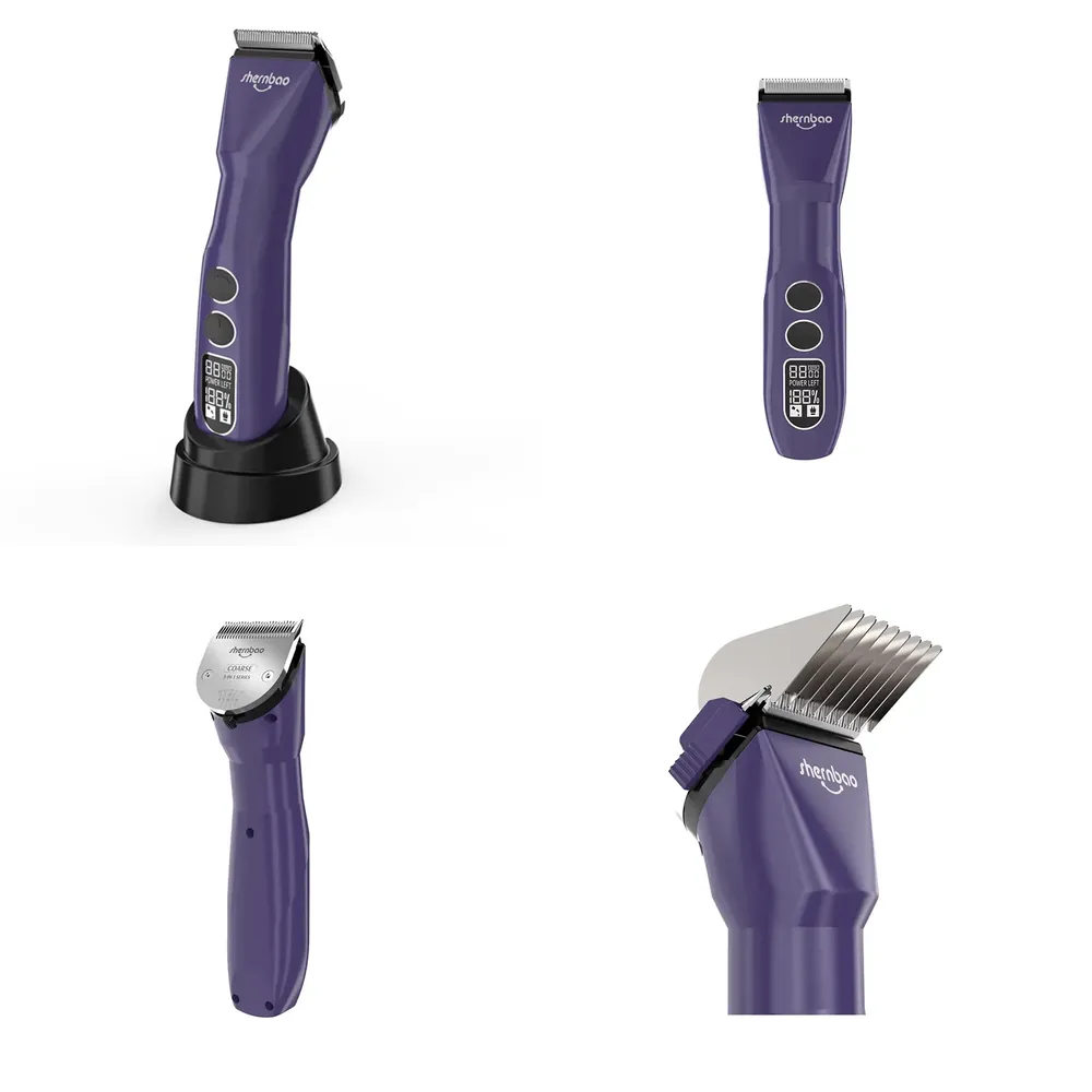 Shernbao PGC-680 5 で 1 卸売犬バリカンペットヘアカッター動物バリカンコードレス犬グルーミングバリカン
