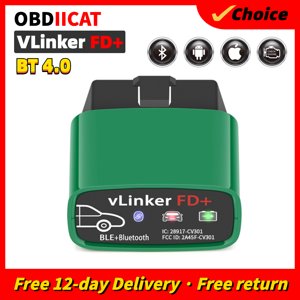 Vgate VLinker FD/VLinker FD オプション OBD2 車診断 MS CAN 自動ツール ELM327 V2.2 Forscan フォード Bluetooth ForAndroid/IOS