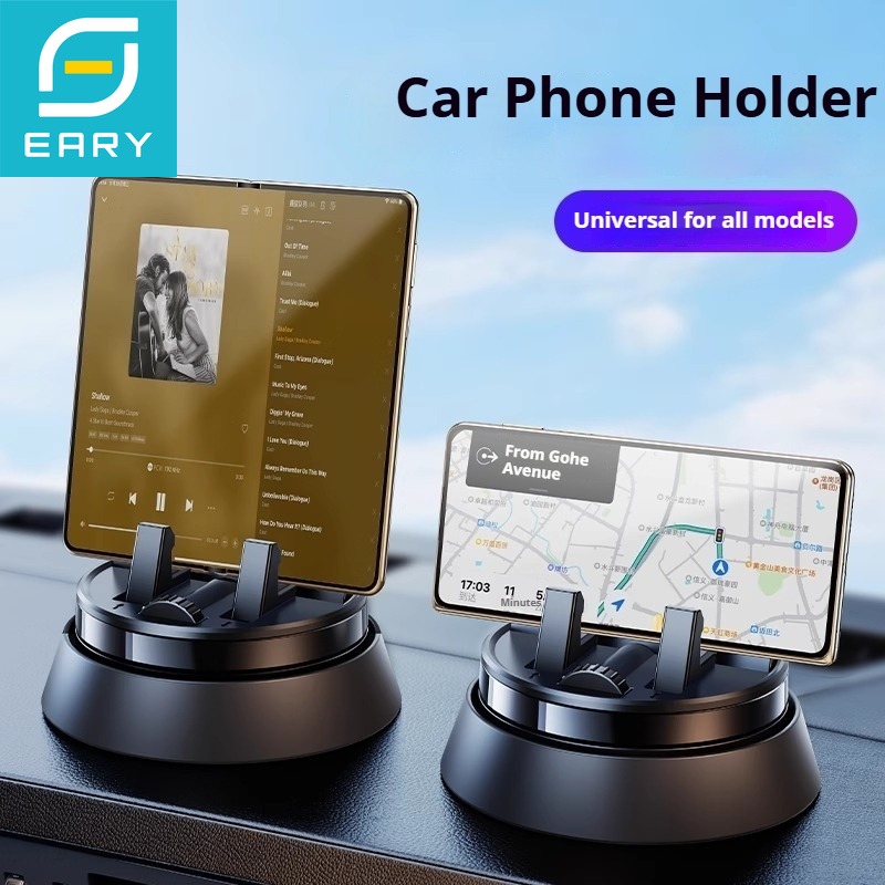 早期自動車電話ホルダースタンドマウントダッシュボード用 360 回転スタンド付き iPhone 17 16 Pro Max Samsung S25 Ultra Z Fold 7 6 5