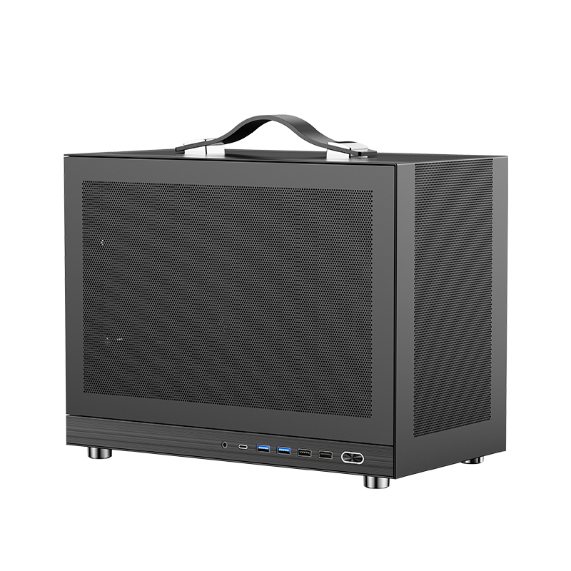 Shiny Snake G300 MESH 16.8L MATX シャーシ、340mm GPU、ATX PSU、240/280 AIO 互換、164mm エアクーラー、最大3 冷却ファン