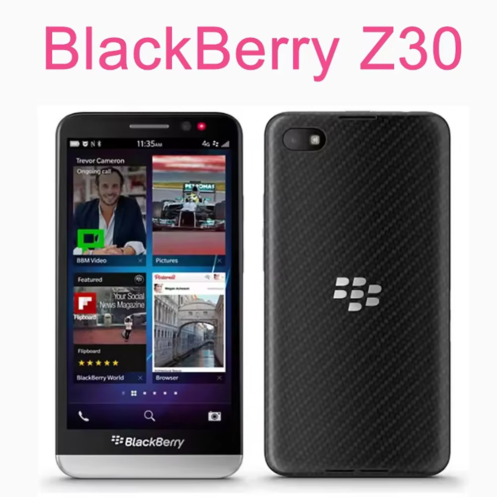BlackBerry Z30 モバイル携帯電話 16 ギガバイト ROM 5 "4G LTE WiFi 8MP AMOLED オリジナルロック解除 BlackBerry OS スマートフォン