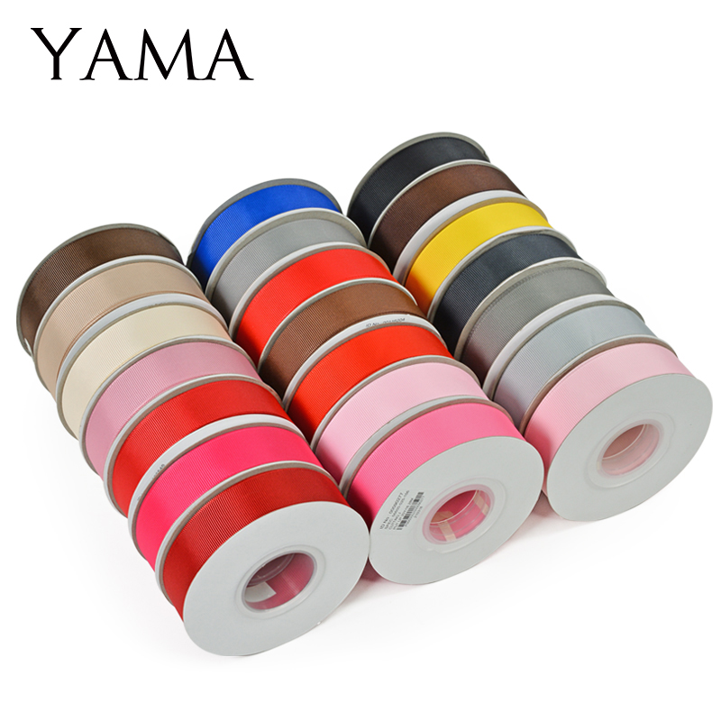 YAMA グログランリボン 25 28 32 38 ミリメートル 100 ヤード/ロットライトダークグリーン Diy ギフト包装装飾工芸品織リボン