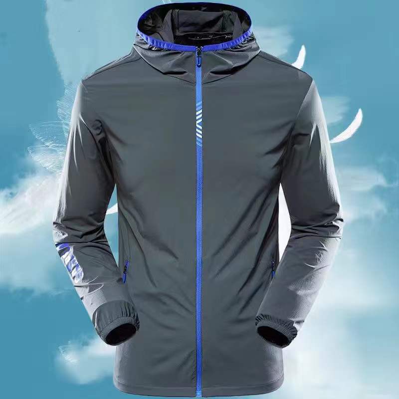 釣り服通気性釣りジャケットフード付き薄型速乾コートサイクリング服釣りシャツ防水アウトドアスポーツ