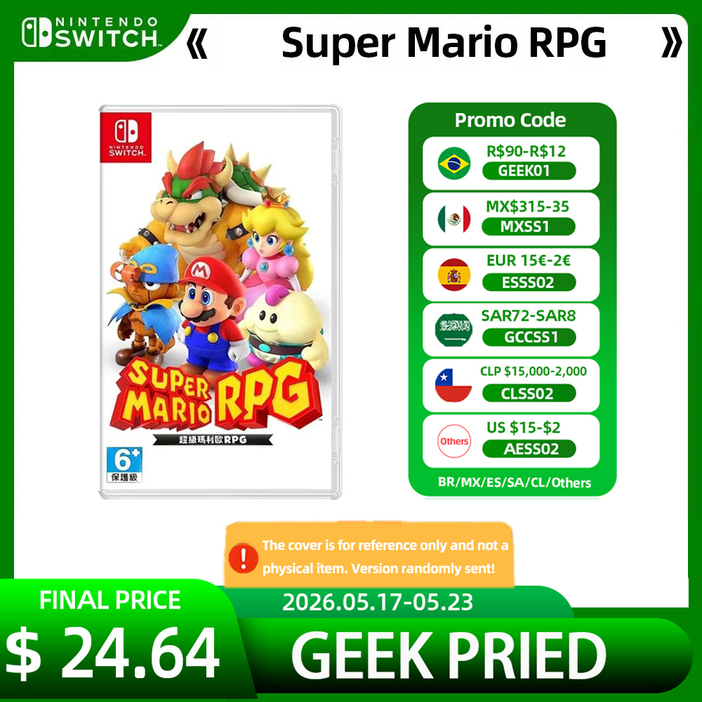 Nintendo Switch ゲーム セール - スーパー マリオ RPG - ゲーム 物理カートリッジ カード サポート TV テーブルトップ ハンドヘルド モード