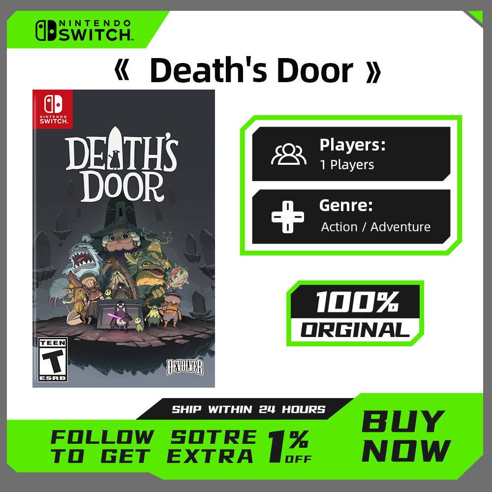 Deaths Door - Nintendo Switch ゲーム セール 100% オリジナル ゲーム カートリッジ 物理カード サポート テレビ テーブルトップ ハンドヘルド プレイ