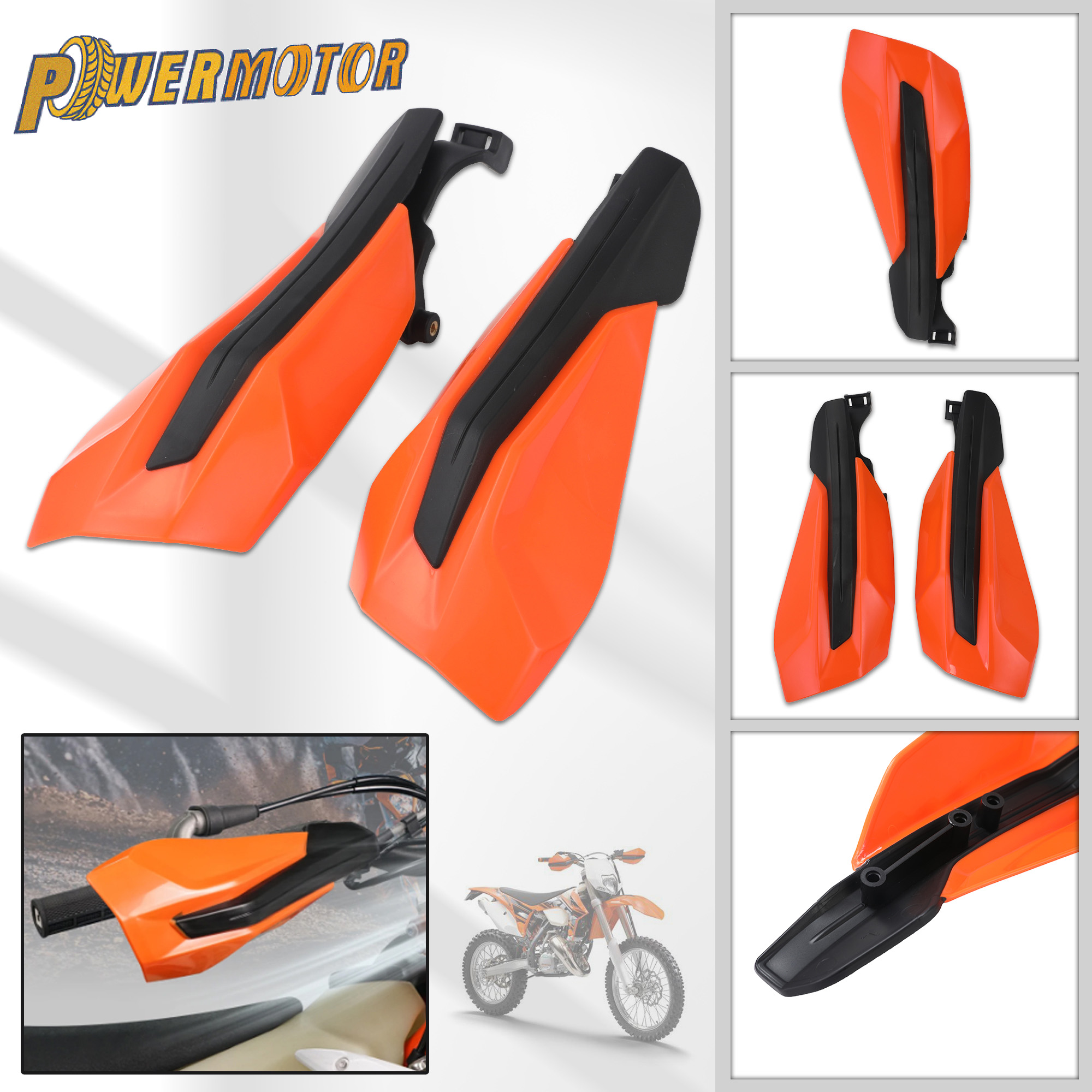 ユニバーサルオートバイハンドガードハンドルバー保護 KTM EXC SX XC W XCF XC 125 250 300 350 450 500 モトクロスアクセサリー