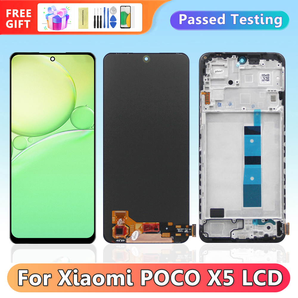 6.67 "スクリーン Xiaomi Poco X5 22111317PG 22111317PI Lcd ディスプレイデジタルタッチスクリーン フレーム付き Poco X5 スクリーン交換用