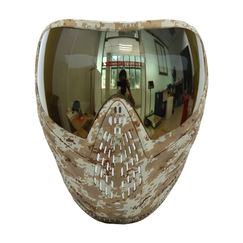 素晴らしい砂漠迷彩戦術ペイントボールマスク DYE I4 サーマルレンズ付きエアソフトマスク
