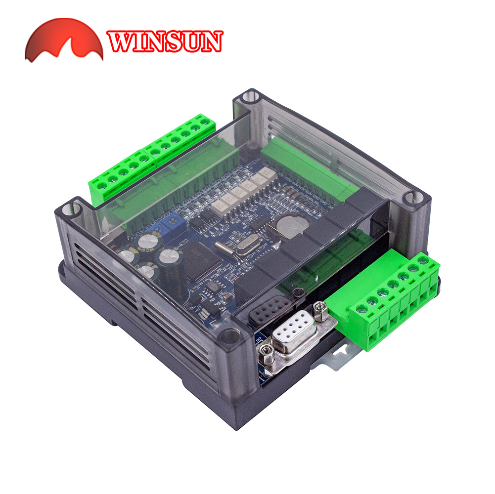 FX3U-14MR -14MT RTU PLC ボード 8 入力 6 出力アナログ 6AD 2DA Modbus RS485 ケースリレートランジスタ 6CH 3K カウントボード