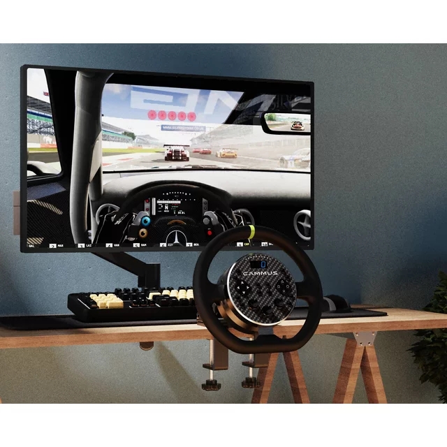 CAMMUS C5 2 in 1 5nm ダイレクト ドライブ システム ベース ゲーム ステアリング ホイール レーシング シミュレーター PC 車ホイール レーシング シミュレーター