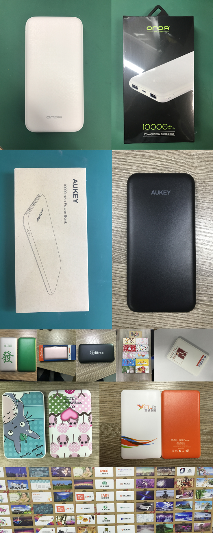 50000mAh 大容量パワーバンク、最大 22.5W PD 3.0 高速充電ポータブル USB C バッテリーパック、4 つの出力付き&3つの入力&液晶D