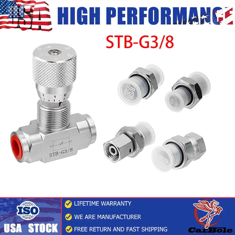 3/8 "L08 油圧流量制御バルブ STB-G3/8 AGT ミニショベルアップグレード用
