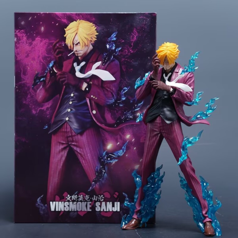 アニメフィギュアワンピースサンジアクションフィギュア Pvc 像デスクトップ装飾品コレクションおもちゃギフト Gk モデル男の子の誕生日プレゼント