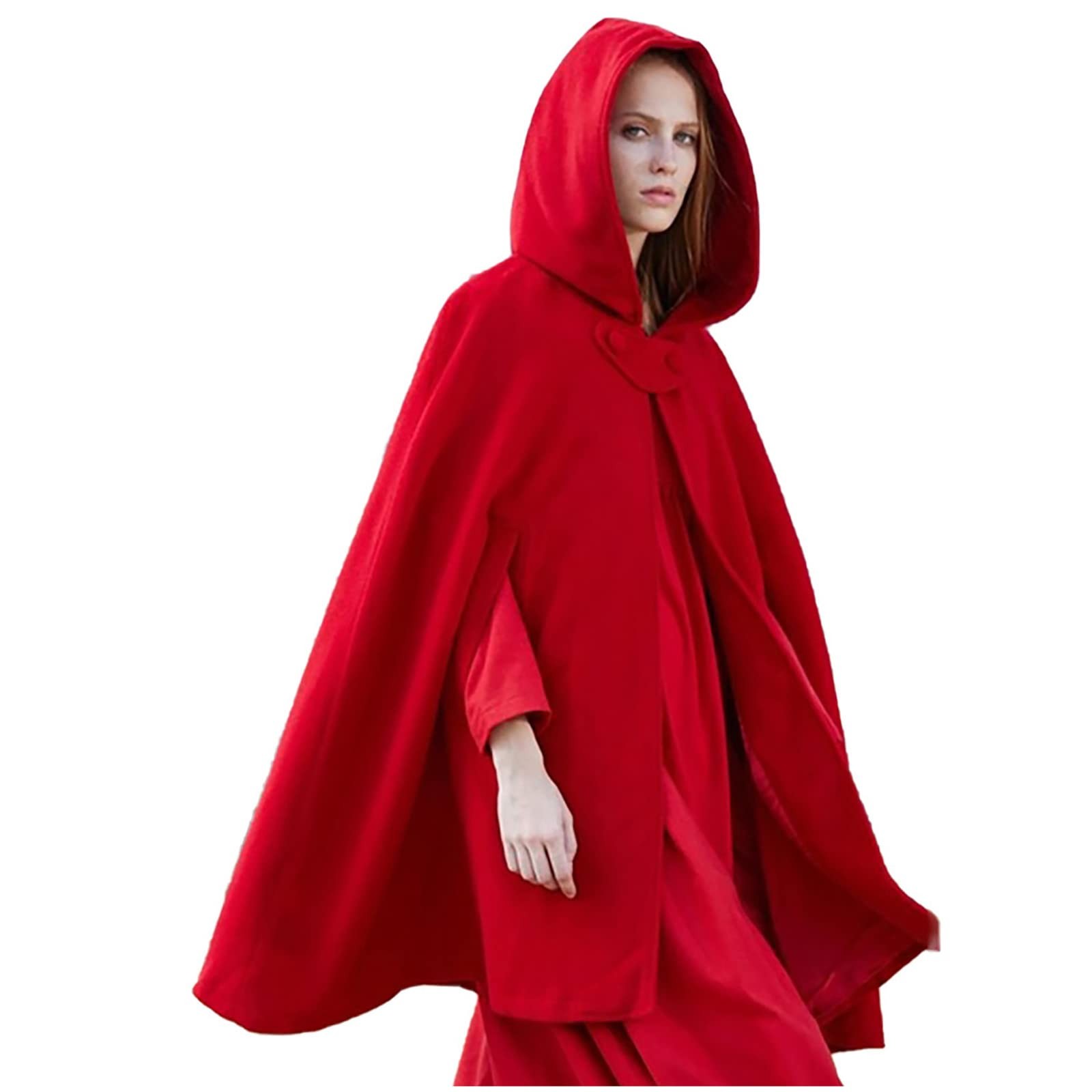 新しい中世衣装女性のレトロなマントビクトリア朝のファンシー迷彩海賊バイキングコスプレハロウィンルースフード付きマント