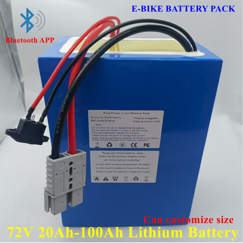 XH 72V 100Ah 200ah 300ah リチウムイオン電池パックリポ 3000 ワット 5000 ワット 8000 ワット 15000 ワットモト