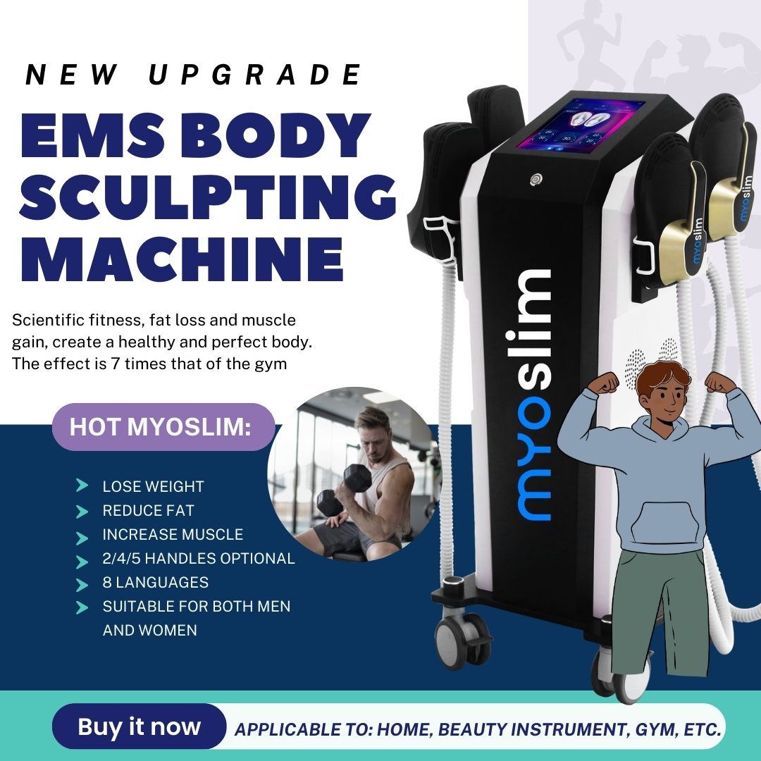 EMS ボディ輪郭デバイス MYOslim 6500 ワット 15 テスラ美容サロン機器筋肉の調子を整え、ボディケア