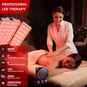 Beauty Equipment: 6-Wavelength Beauty Device with Dual Chips and Commercial-Grade LED Phototherapy Panel