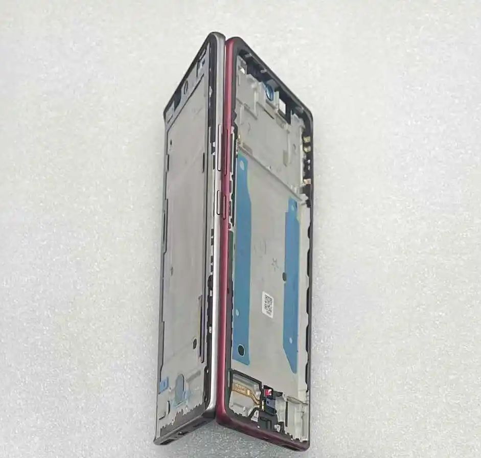 Infinix のための非 50s X6870 バックバッテリーカバードアリアガラスハウジングケースとミドルフレームの交換