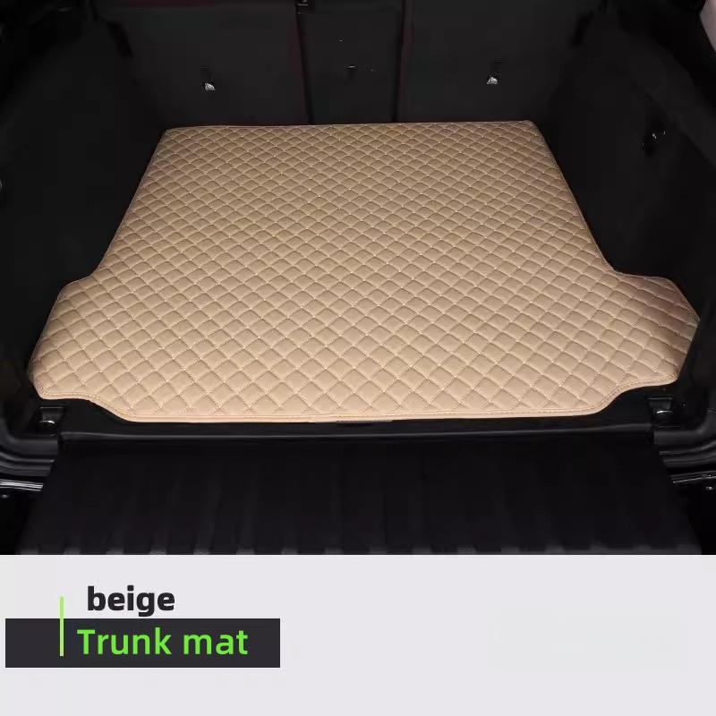 Customized Artificial Leather Car Trunk Mat For Bmw X5 E53 E70 F15 G05 X4 F26 G02 Car Accessories Interior Details Carpet