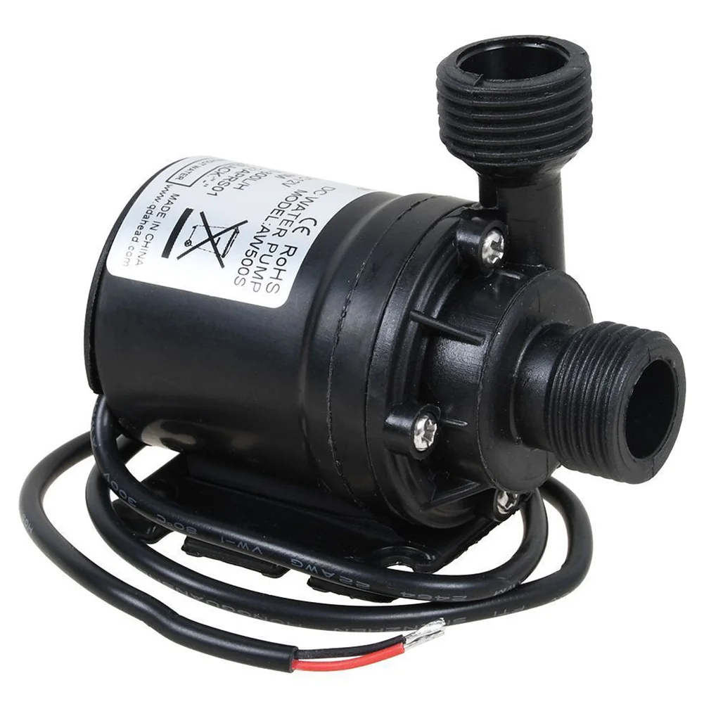 DC ウォーターポンプ DC 12V ガーデン高圧ポンプ 18 ワット高圧ウォーターポンプ 800L/H IP68 防水低騒音高性能