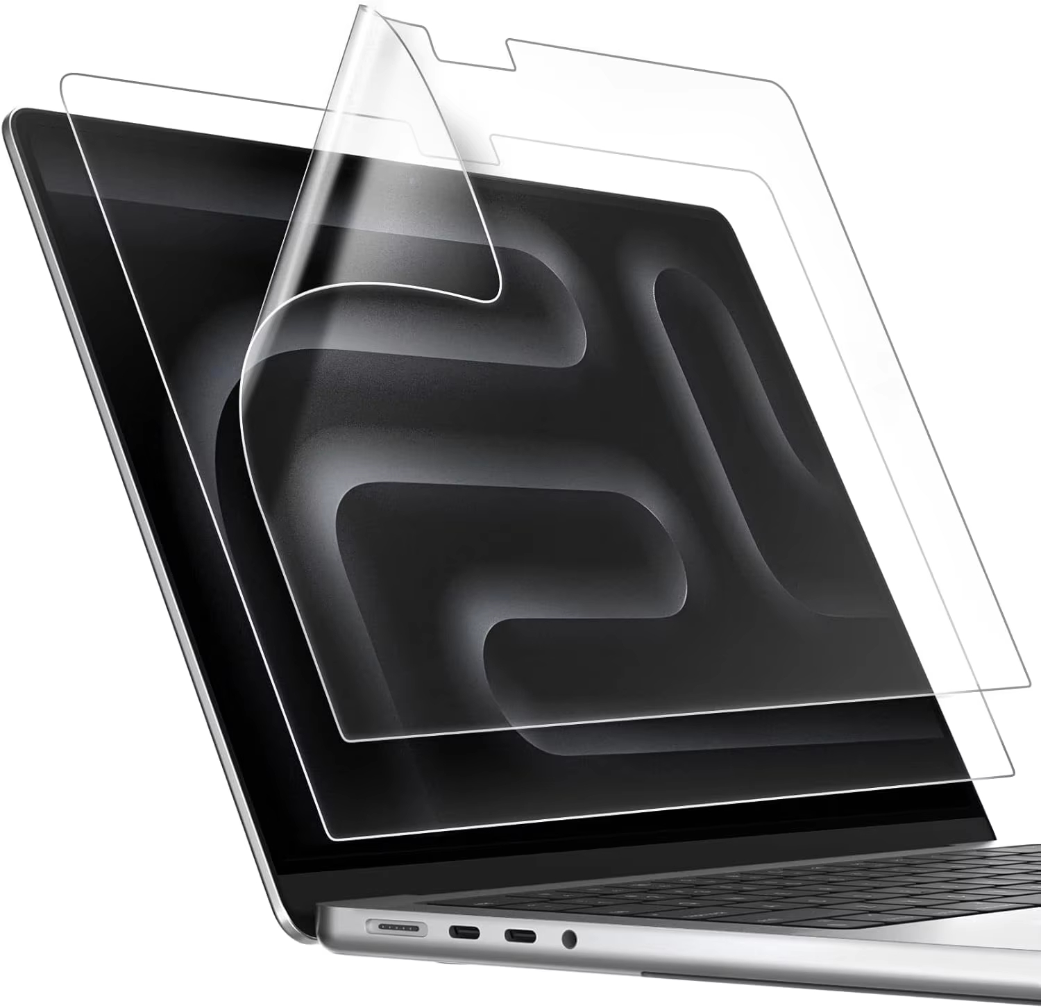 2 パックアンチグレアスクラッチマットスクリーンプロテクター Macbook 2025 Air 13 "15" M1 M2 M3 M4 MBK Pro 14" 16" インチスクリーンプロテクター