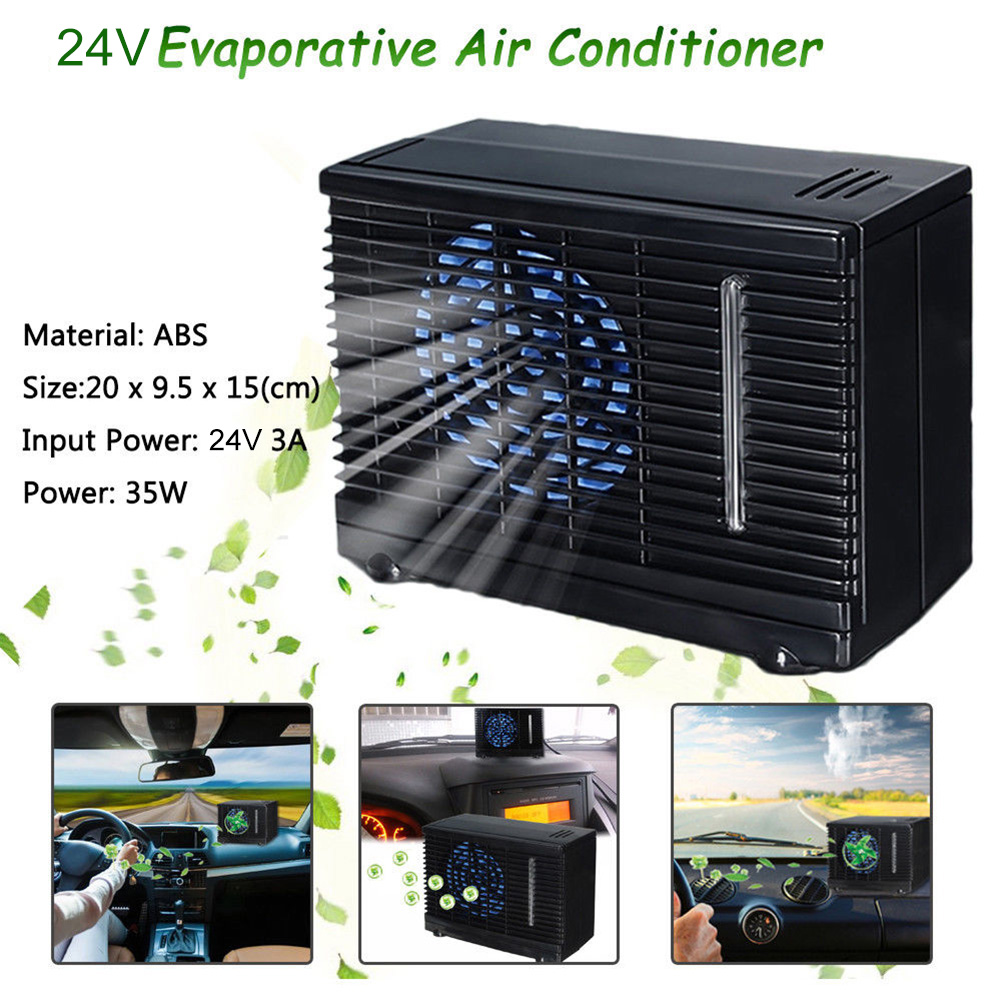 ポータブルカーエアコン耐摩耗性コンパクトサイズ低消費電力12V 3A車冷却ファンアウトドアシーン用
