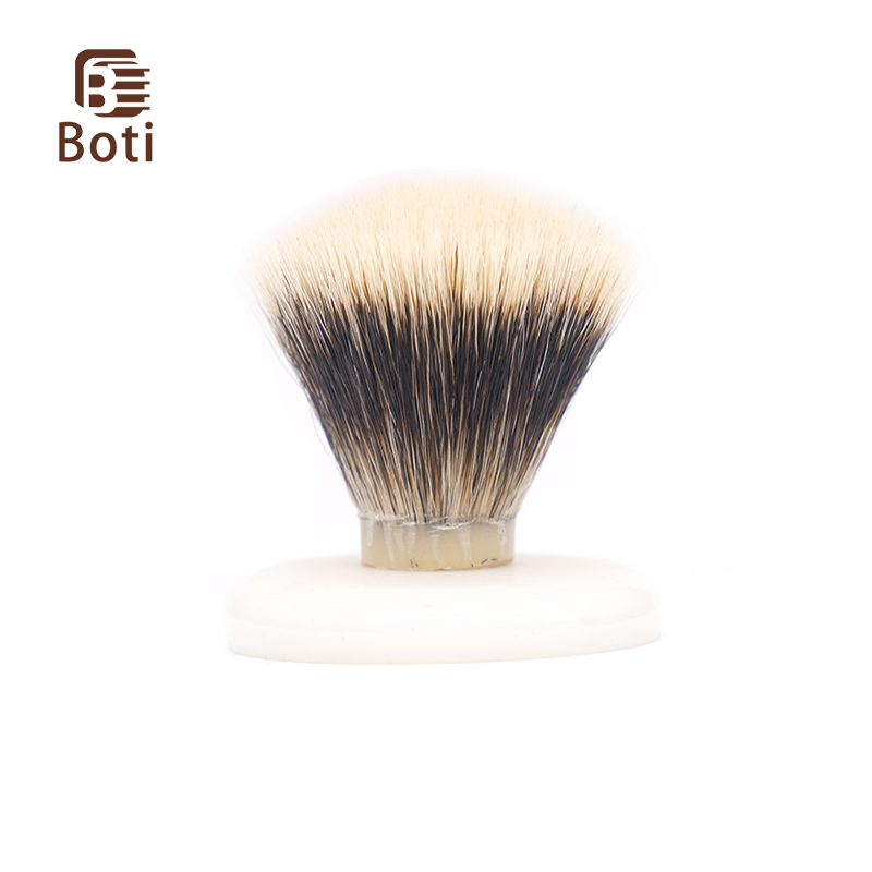Boti Brush-SHD キャプテン最高級ツーバンドアナグマヘアノット(クラスA) 扇型専用ヒゲ剃りケアツール
