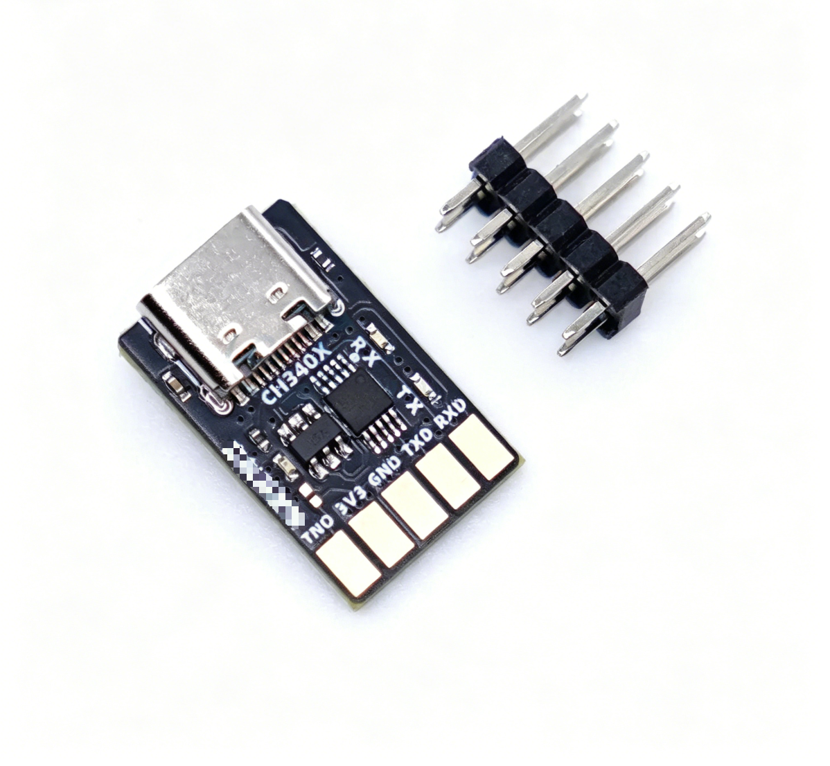 5 個の USB から TTL シリアルモジュール Type-C インターフェイス CH340X チップ 3.3V 5V スイッチ UART ダウンロードボード LCKFB-CH340X オリジナル新