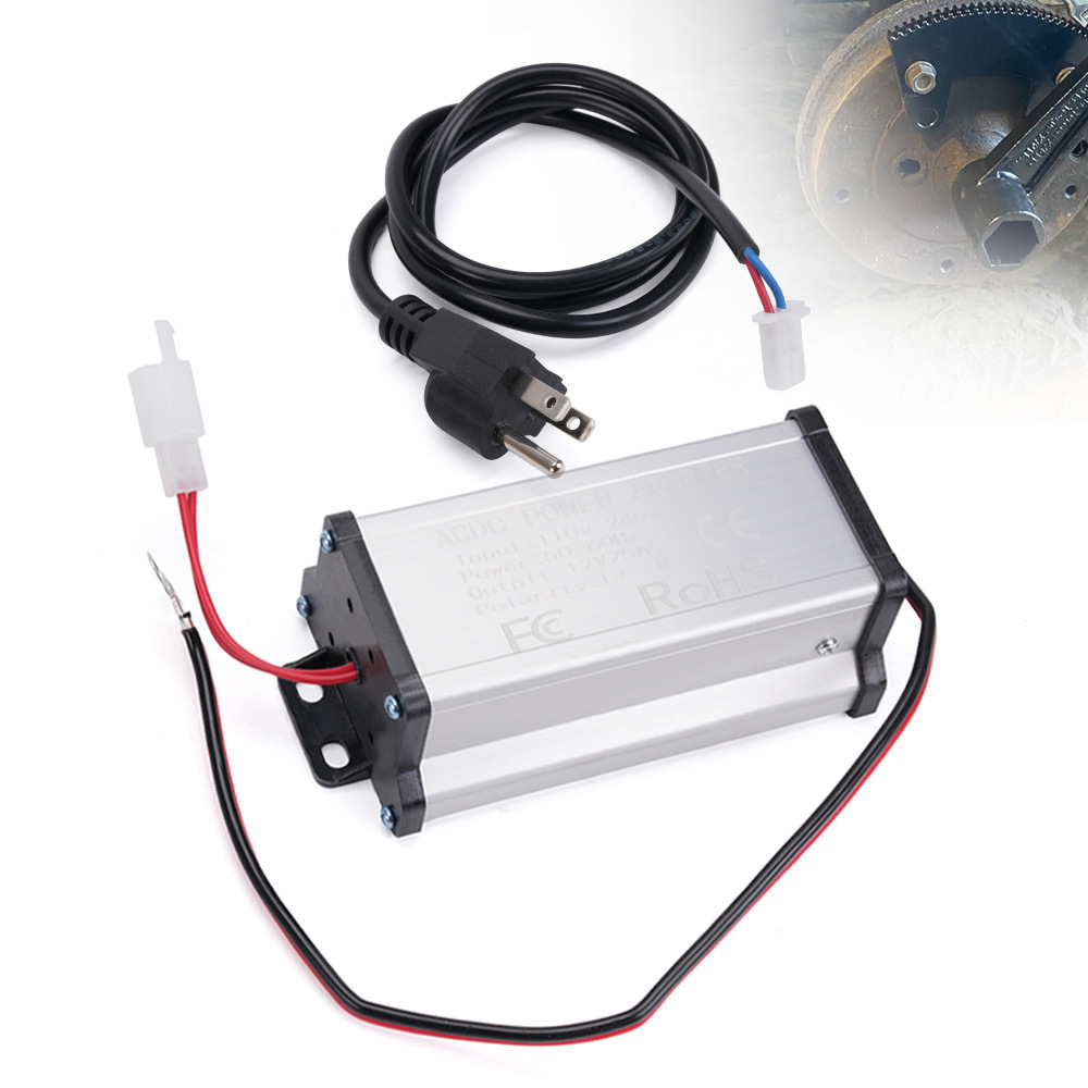 カーパーキングヒーターアダプター電源コード米国 12V-25A AC 110V-245V から DC 12V ワットディーゼルエアヒーターアダプターヒーター交換部品