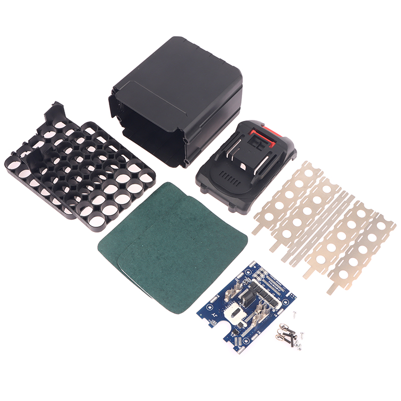 新品【Mak リチウムイオンバッテリーハウジング用 30 セル 18650 リチウムバッテリーシェル PCB 充電保護回路基板ボックス 1 セット】