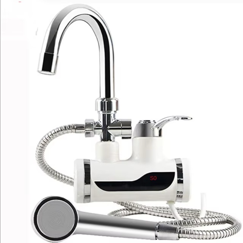 タンクレス給湯器蛇口シャワー瞬間湯沸かし器電気タップ加熱瞬間給湯キッチンとバスルーム用