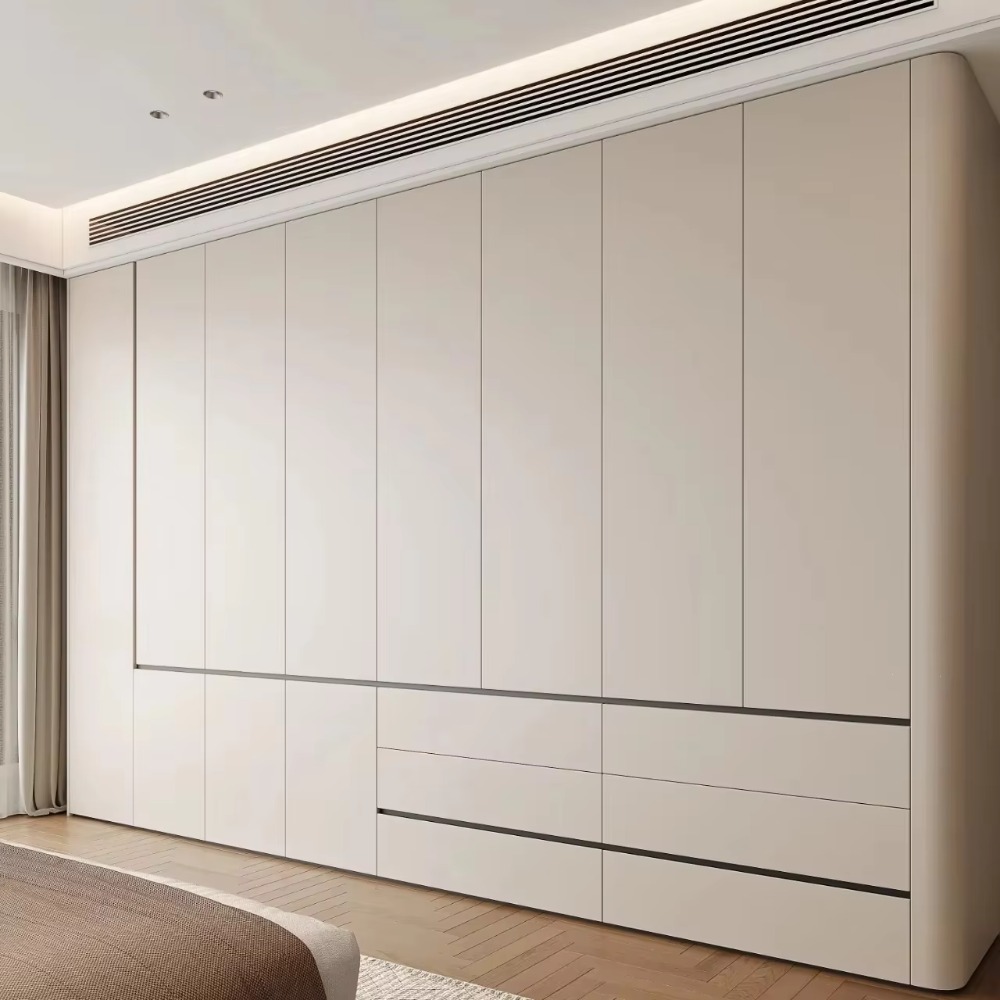 Modern Custom Bedroom Wardrobe Top-Notch Intelligent Storage Solution for Small Spaces Directly