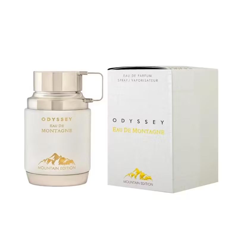 Armaf オデッセイ モンターニュ オードパルファム 男性用、3.4 オンス (約 100 ml)、オリエンタル バニラ、ロングラスティング