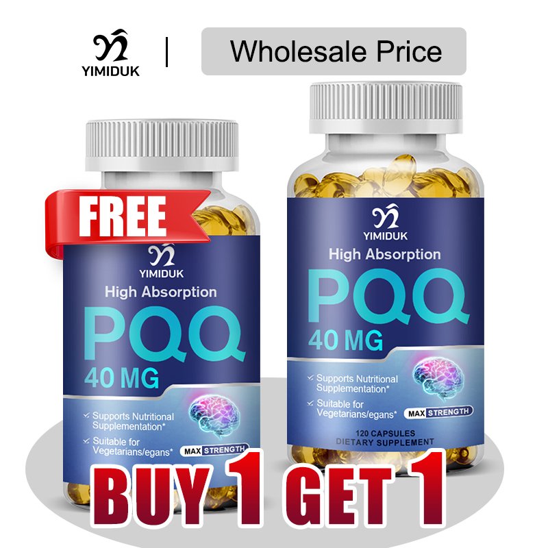 1 つ購入すると 1 つ無料! PQQ 40mg サプリメント、認知機能ブースター、脳エネルギー、心臓、脳を強化
